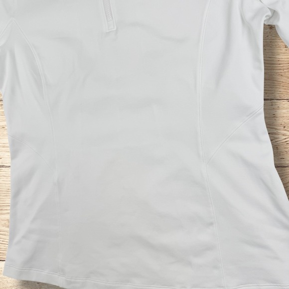 CALIA Womens Cold Dash 1/4 Zip Long‎ Sleeve Pullover Top Size XXL White NWT - Picture 7 of 11